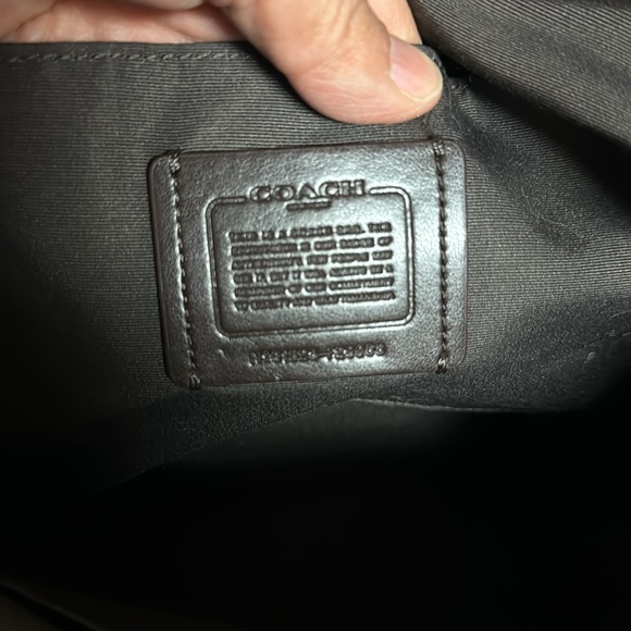 Coach F29958 Signature Jacquard Zip Tote Bag - Khaki/Brown - Picture 8 of 15